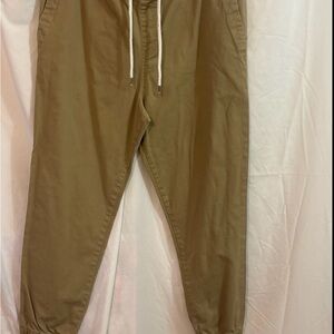 Men's Casual Tan Jogger Pants